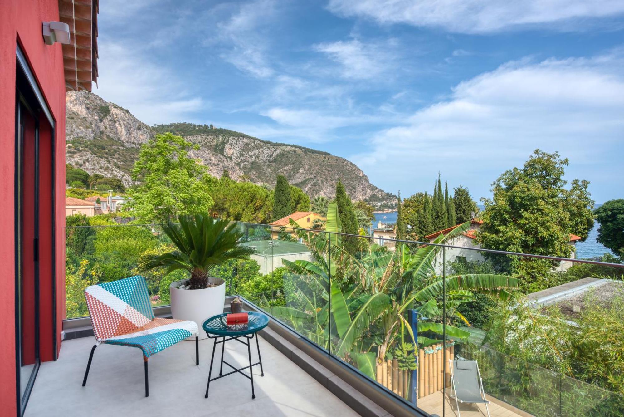 Deluxe Villa Graziella 200 M From The Beach 에즈 외부 사진