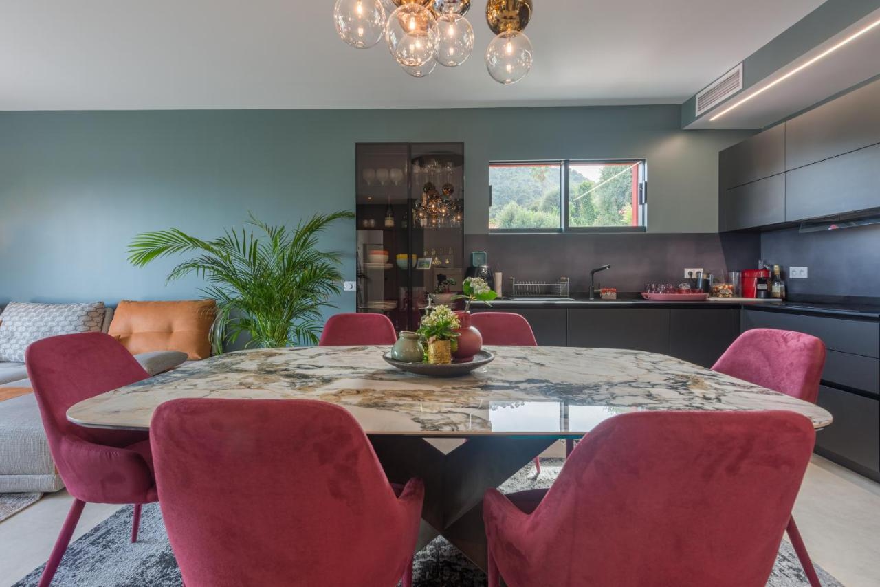Deluxe Villa Graziella 200 M From The Beach 에즈 외부 사진