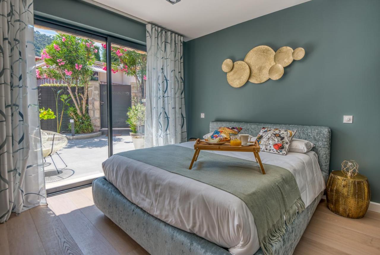 Deluxe Villa Graziella 200 M From The Beach 에즈 외부 사진