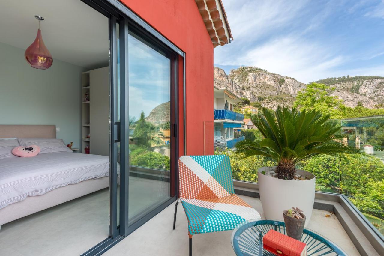 Deluxe Villa Graziella 200 M From The Beach 에즈 외부 사진