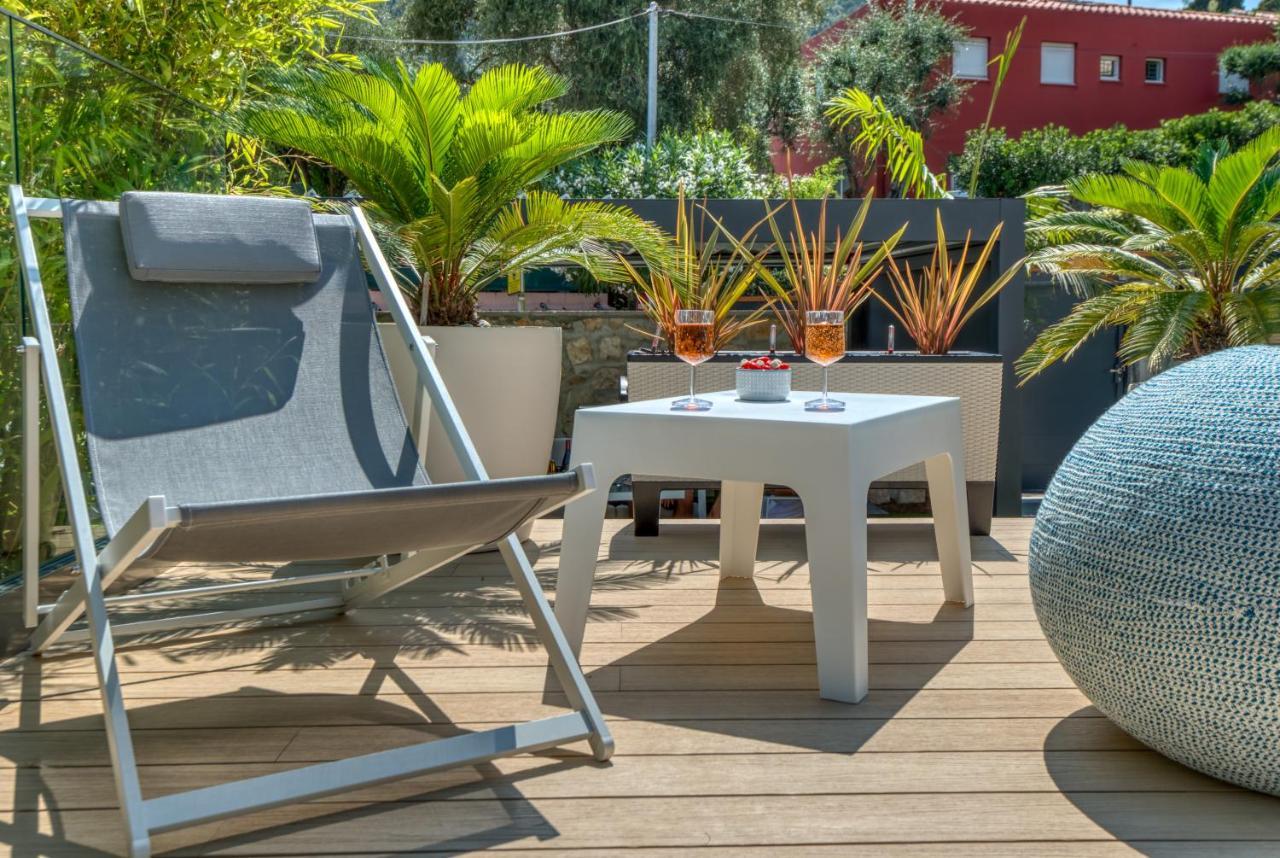 Deluxe Villa Graziella 200 M From The Beach 에즈 외부 사진