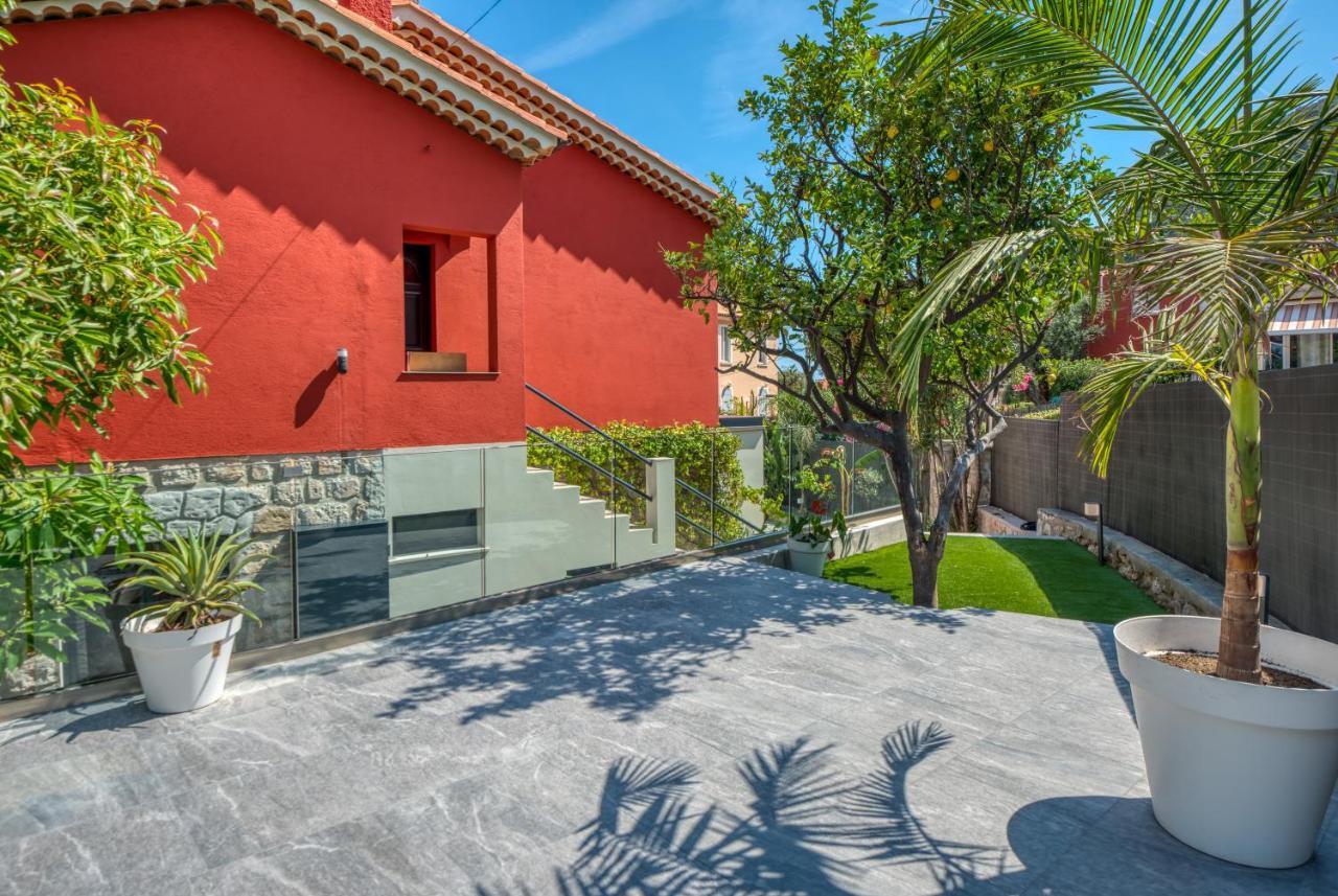 Deluxe Villa Graziella 200 M From The Beach 에즈 외부 사진