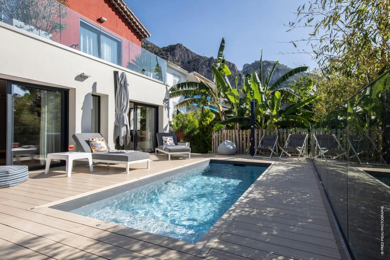 Deluxe Villa Graziella 200 M From The Beach 에즈 외부 사진